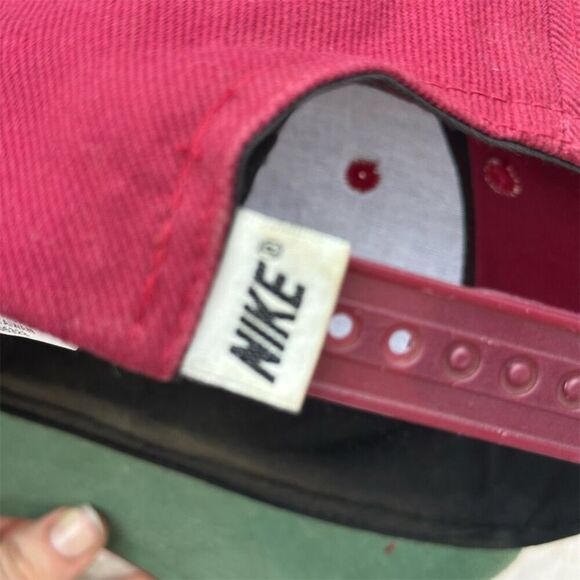 Vintage Nike Swoosh Snapback Hat Unisex Adjustable Cap - Picture 11 of 11